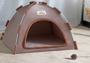 Cozy PUPCA Cat Tent Cave: Kitten & Small Dog Sleep House 🐱🏠💤