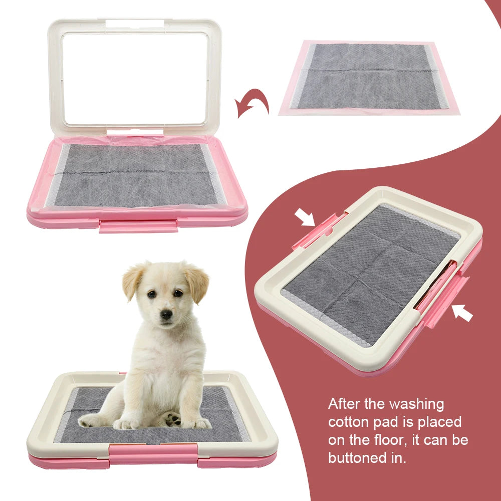 🐾💐 Potty Made Easy: Chic & Practical Indoor Training Toilet for Your Furry Friends! 🚽🌈