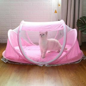 Foldable Cat House & Dog Tent Playpen - Portable Outdoor Kennel 🐱🐶🏕️