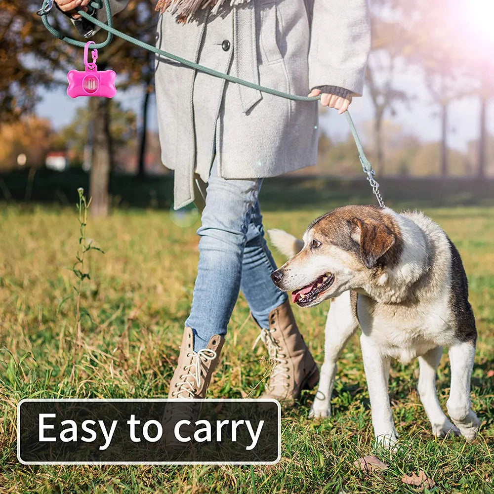 Paws & Picks: 75 Disposable Dog Waste Bags with Leash Clip and Dispenser – Stylish Convenience for Every Stroll! 🐾🚶‍♂️