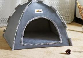 Cozy PUPCA Cat Tent Cave: Kitten & Small Dog Sleep House 🐱🏠💤