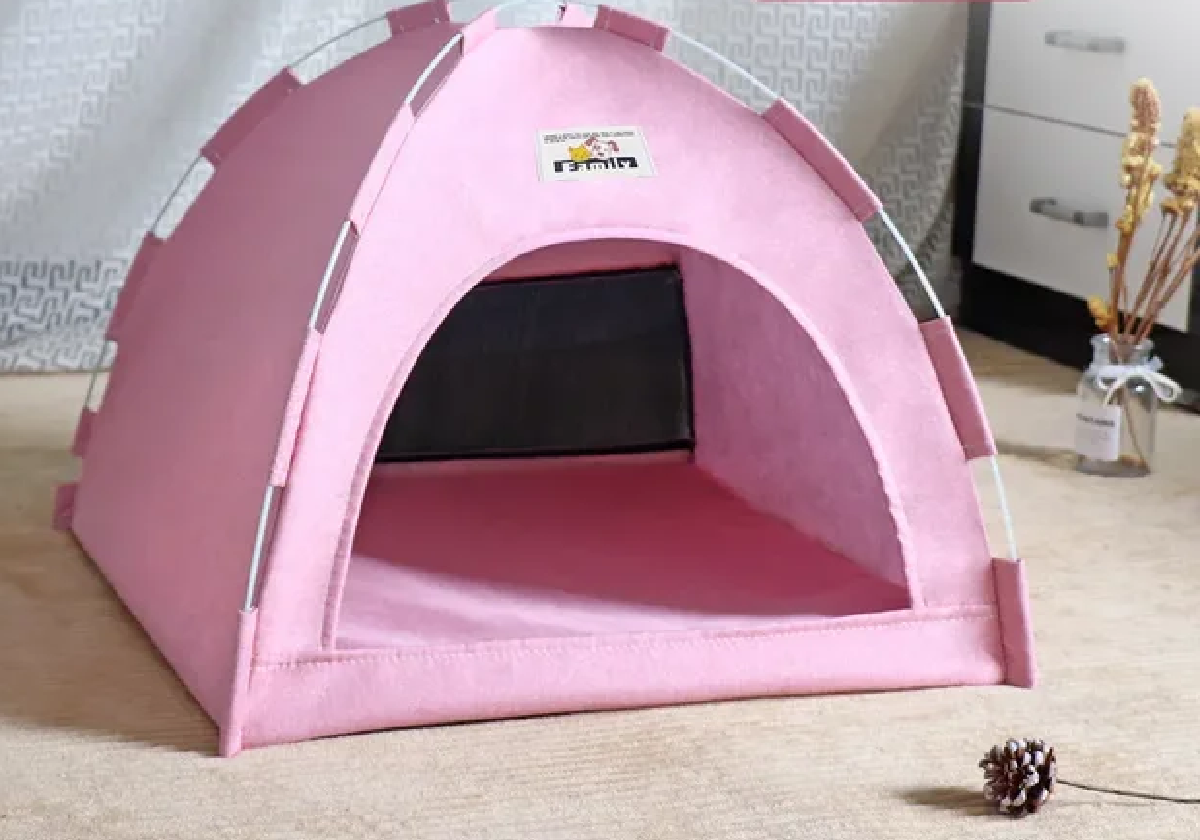 Cozy PUPCA Cat Tent Cave: Kitten & Small Dog Sleep House 🐱🏠💤