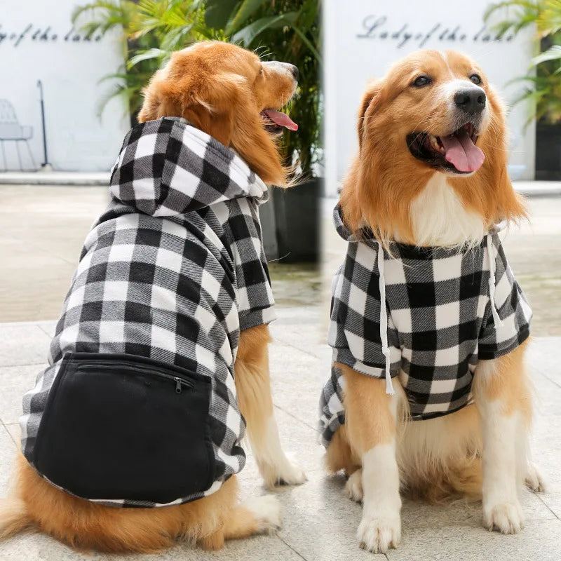 Cozy Plaid Perfection: Reversible Winter Coat for Dogs - Stylish & Warm Pet Jackets for Small to Large Breeds 🐕❄️🧥