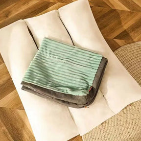 Cute Plush Corduroy Dog Bed: Washable, Comfortable Pet Mat 🐾🛌