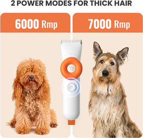 🐾✂️ Professional Electric Pet Clipper - Grooming Made Effortless and Quiet! 🐶🔋