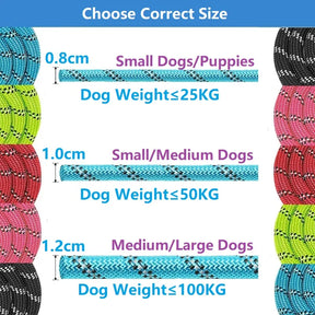 Strong & Soft Handle Leash for Dogs, 120-300CM, All Sizes 🐾🔗