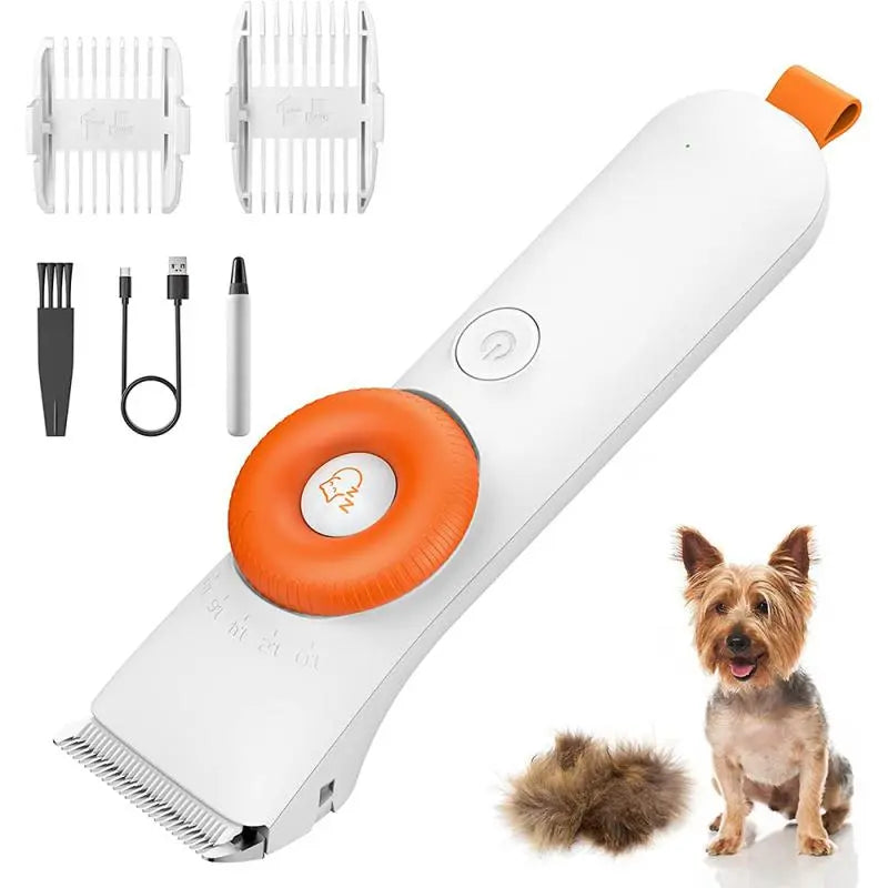 🐾✂️ Professional Electric Pet Clipper - Grooming Made Effortless and Quiet! 🐶🔋