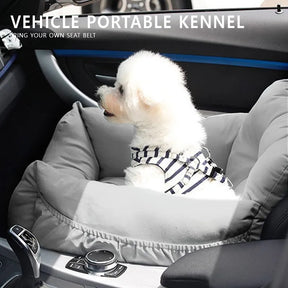 Portable Dog Car Seat Cover - Safety Kennel & Bed Pad