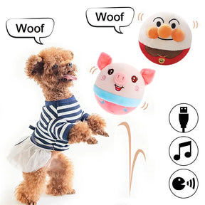 🎉🐕 Zoom & Gloom Buster: The Ultimate Electronic Talking & Bouncing Dog Toy Ball - Rechargeable Fun for Every Pup! 🌟🔋