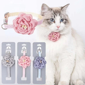 🌟🎀 Purr-fect Elegance: Chic Adjustable Bow Tie & Flower Collars - Stylish Safety for Your Beloved Pets! 🐱🐶