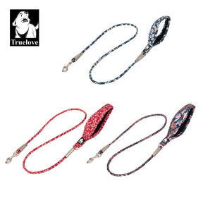 Floral Rope Pet Leash: Cotton, Neoprene Handle, Zinc Hook 🌸🐕🔗