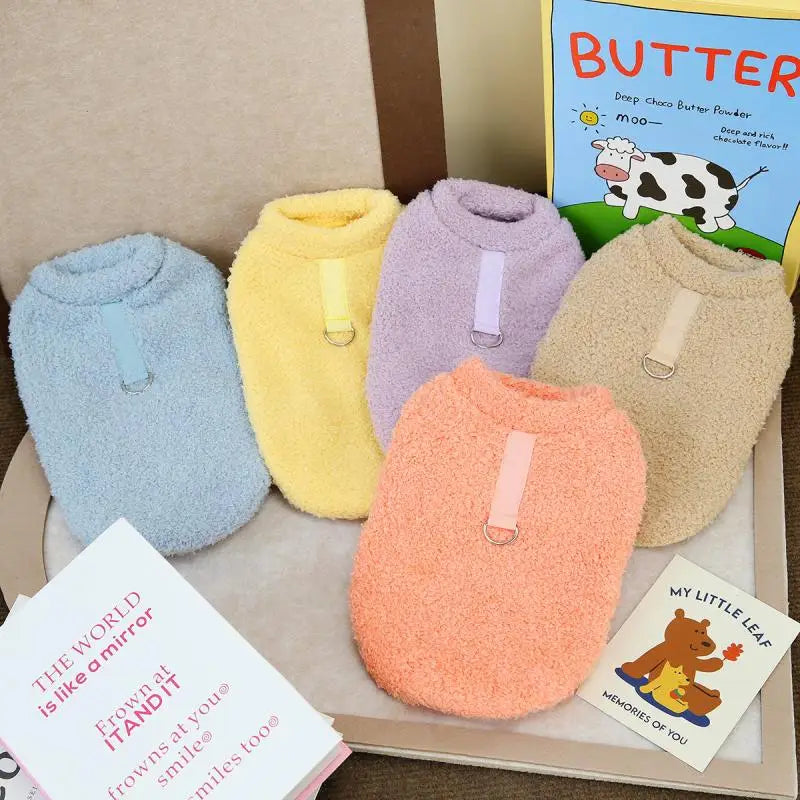 Snuggly Pup Sweater: Plush Winter Warmth for Small Dogs - Soft and Stylish Coats for Chihuahuas, Teddies, and Puppies 🐾❄️🧶