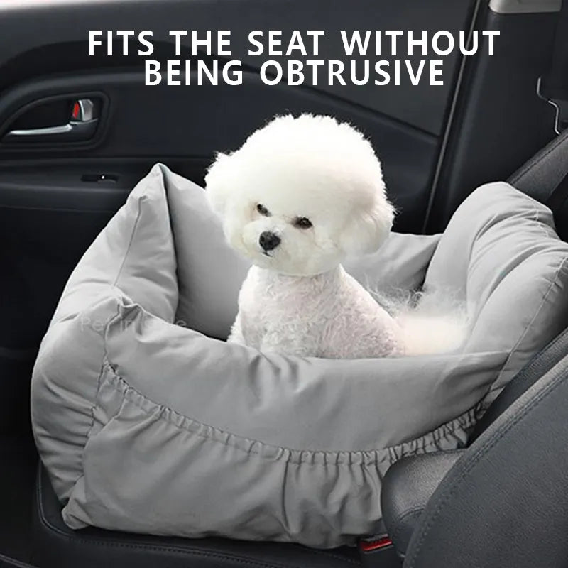 Portable Dog Car Seat Cover - Safety Kennel & Bed Pad