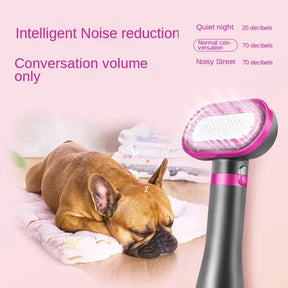 Fluff and Puff: Pet Hair Dryer – Golden Grooming Bliss with Mute Magic! 🌟🐾🚿