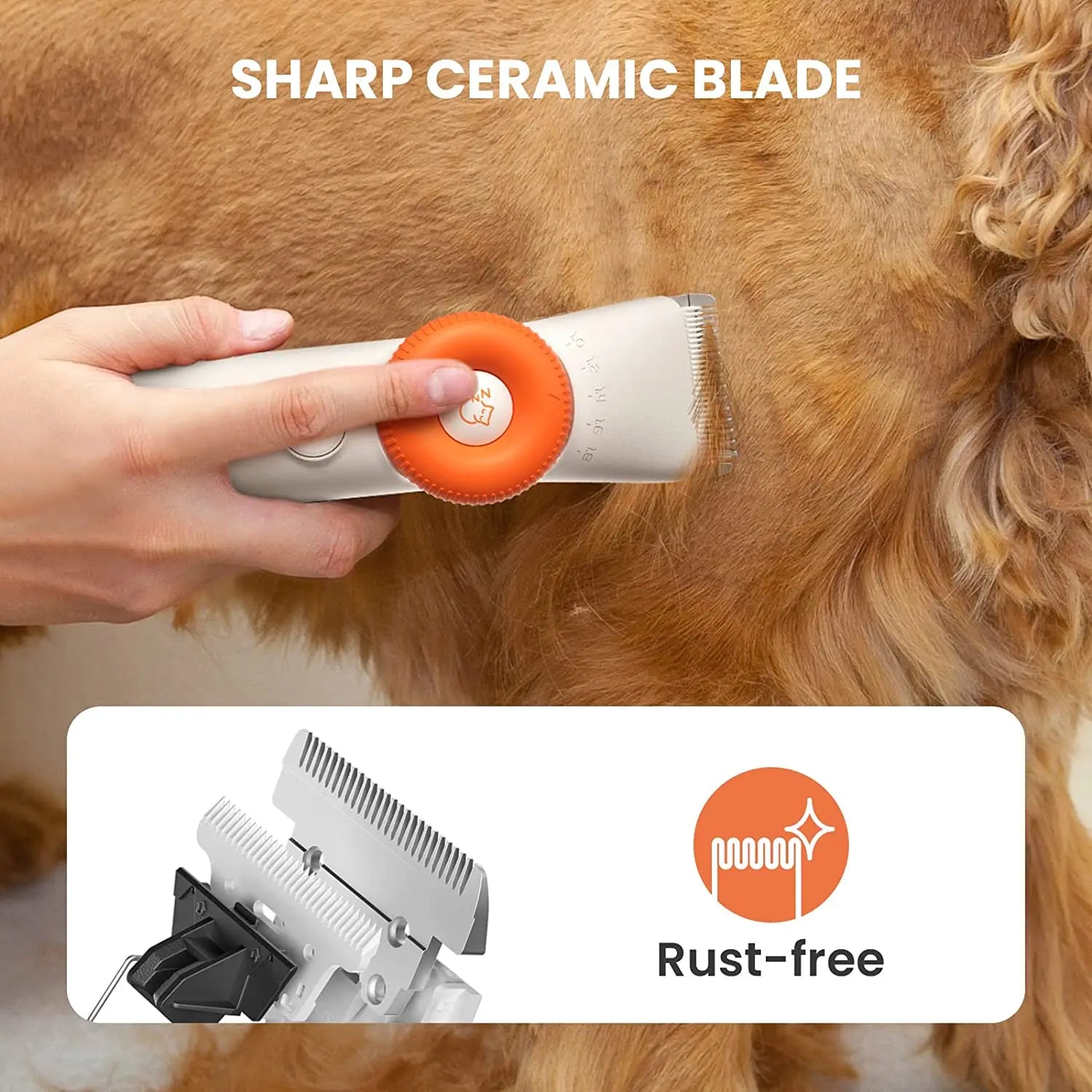 🐾✂️ Professional Electric Pet Clipper - Grooming Made Effortless and Quiet! 🐶🔋