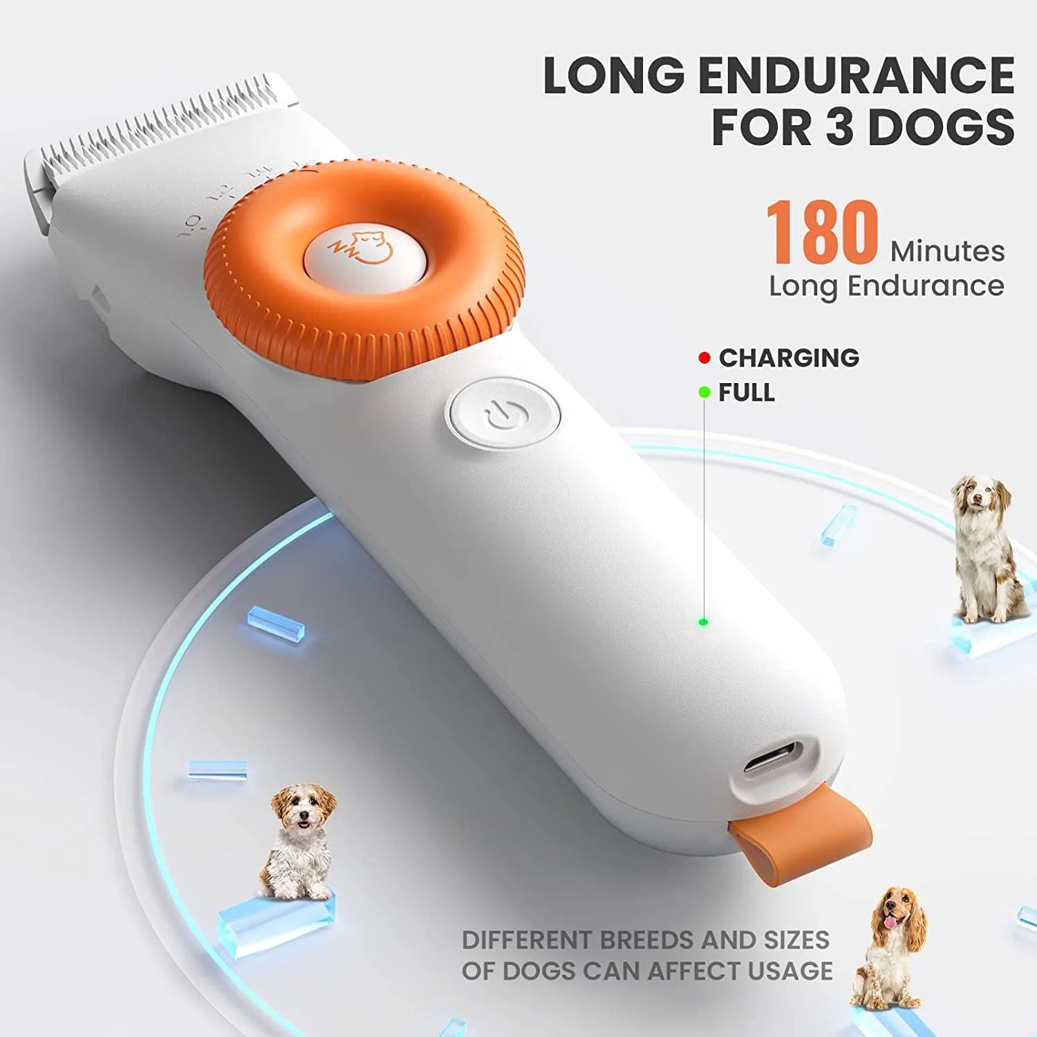 🐾✂️ Professional Electric Pet Clipper - Grooming Made Effortless and Quiet! 🐶🔋