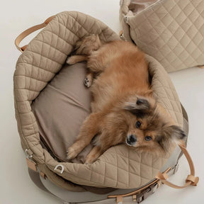 Stylish Pet Carrier, Car Seat, and Travel Bed for Small Dogs and Cats! 🚗👜🐾