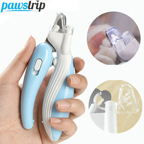 LED Pet Nail Clippers - Dog & Cat Claw Trimmer with Light