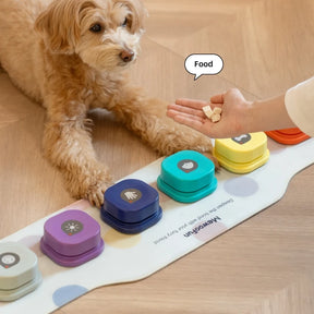 🌟🐾 'Paws & Play': Mewoofun Voice Recording Button with Mat - Revolutionize Pet Communication & Training! 🎙️🐕