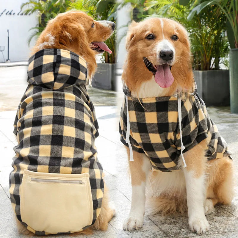 Cozy Plaid Perfection: Reversible Winter Coat for Dogs - Stylish & Warm Pet Jackets for Small to Large Breeds 🐕❄️🧥