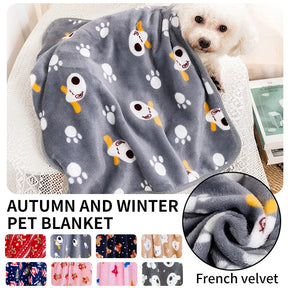 Soft Plush Dog & Cat Blanket Mat - Breathable Pet Supplies