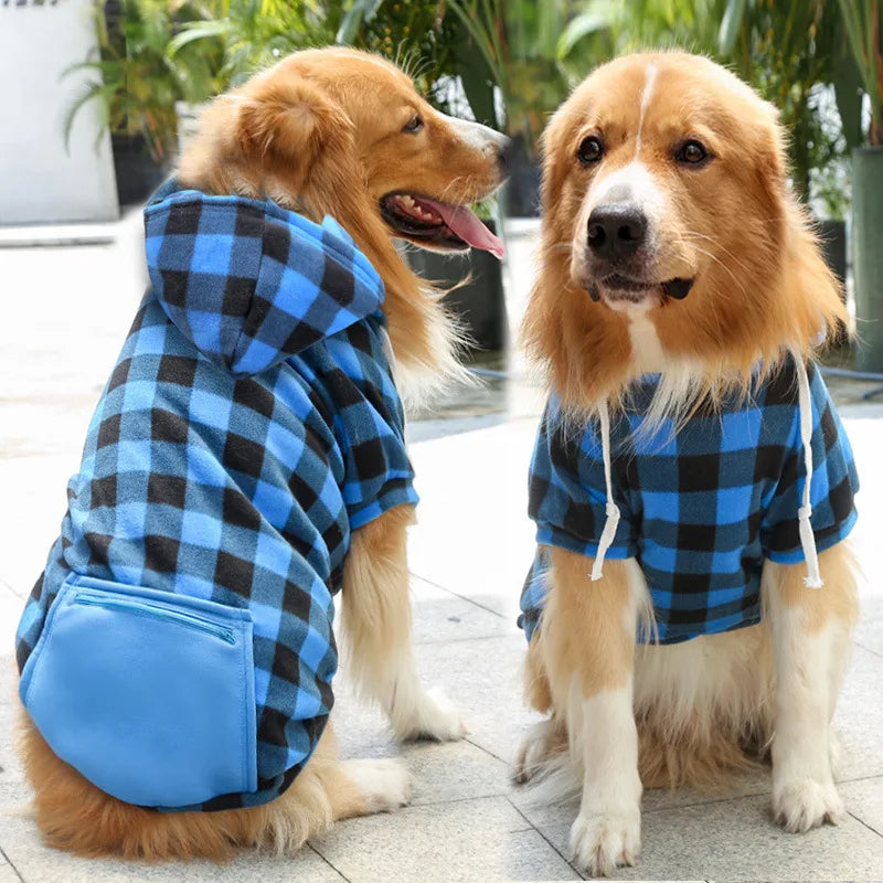 Cozy Plaid Perfection: Reversible Winter Coat for Dogs - Stylish & Warm Pet Jackets for Small to Large Breeds 🐕❄️🧥