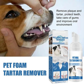 🐾🌿 Freshen Up Fido: Natural Oral Health Foam for Pets - Breathe Easy, Smile Bright! 🐕😁