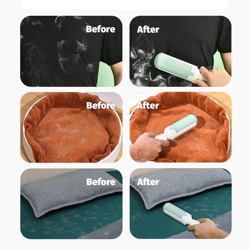 🌿 Eco-Friendly Pet Hair Remover Roller 🐾: Multi-Surface Lint Brush for Dogs 🐶 and Cats 🐱 – Reusable, Extra Sticky, Ergonomic Design for Home 🏡 and Travel 🚗