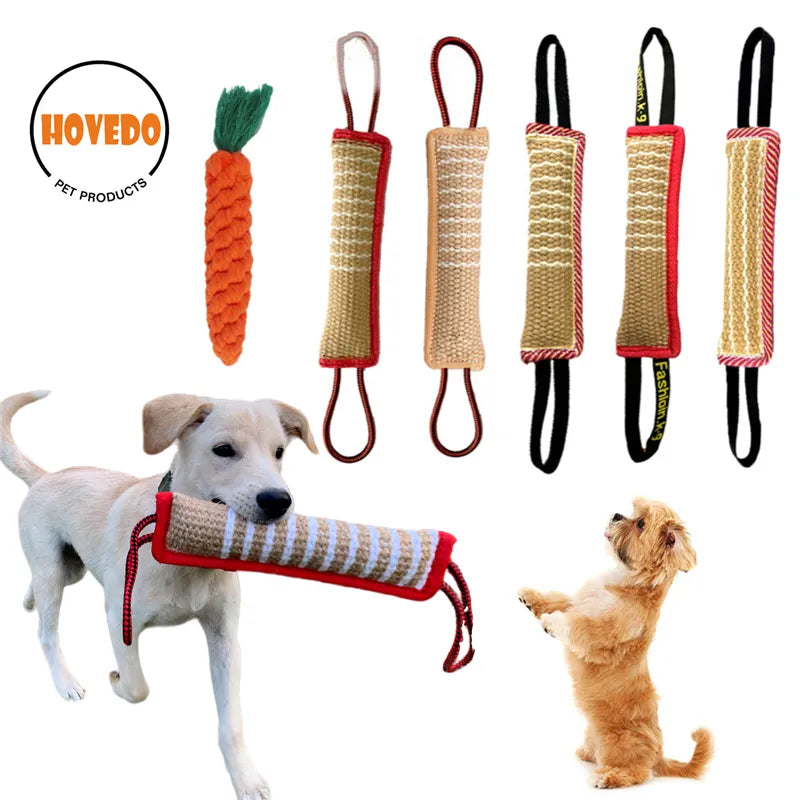 🐾 Tug & Train Joy: Heavy-Duty Dog Training Toy with Rope Handles - Perfect for Interactive Play and Chewing Delight! 🐕💪