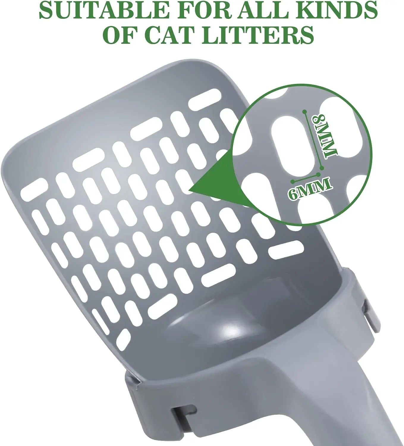 Scoop & Save: Cat Litter Shovel with Refill Bag for Purr-fectly Clean Toilets! 🐾🚽