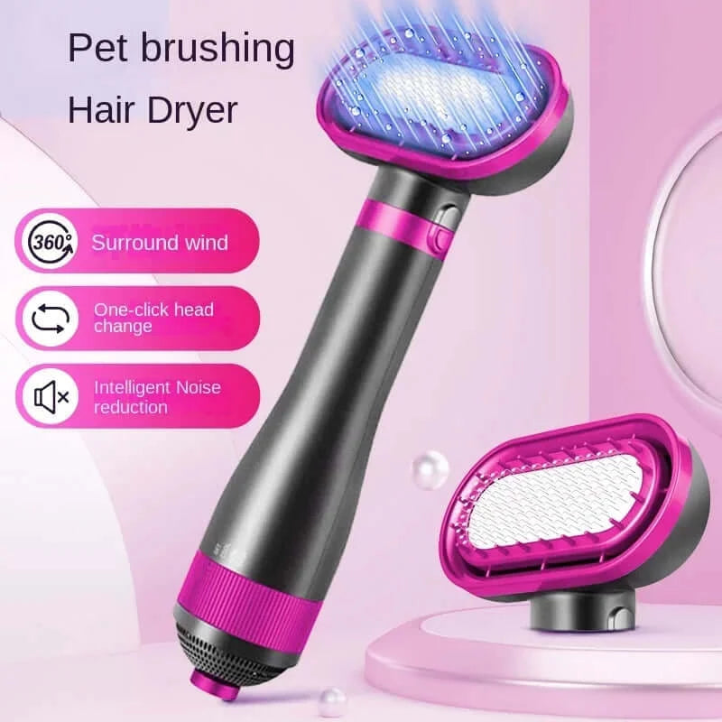 Fluff and Puff: Pet Hair Dryer – Golden Grooming Bliss with Mute Magic! 🌟🐾🚿