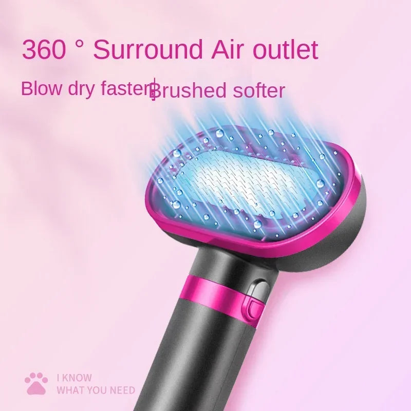 Fluff and Puff: Pet Hair Dryer – Golden Grooming Bliss with Mute Magic! 🌟🐾🚿