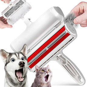 🌟 Purrfection Unleashed! 2-in-1 Pet Hair Roller & Lint Brush: Furry Friend's Delight! 🐾✨