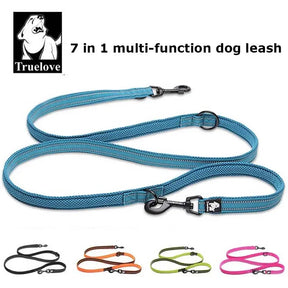 7-in-1 Multi-Function Dog Leash: Reflective, Adjustable, Hands-Free 🐕🌟🚶‍♂️