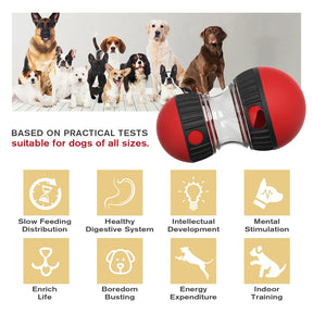 Smart Dog Toy: Elliptical Track, Food Dispensing, Durable Interactive Play 🐕🧠🎾