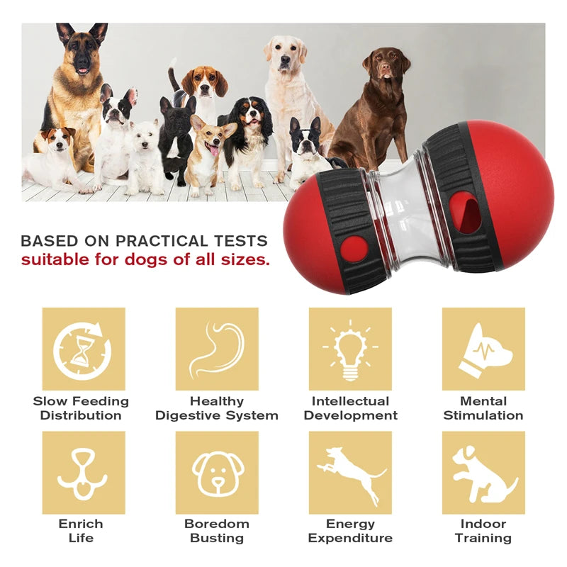 Smart Dog Toy: Elliptical Track, Food Dispensing, Durable Interactive Play 🐕🧠🎾