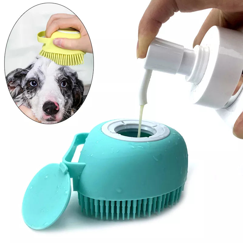 Soft Silicone Brushes for Blissful Pet Baths - Perfect for Dogs & Cats! 🐕🐱💧