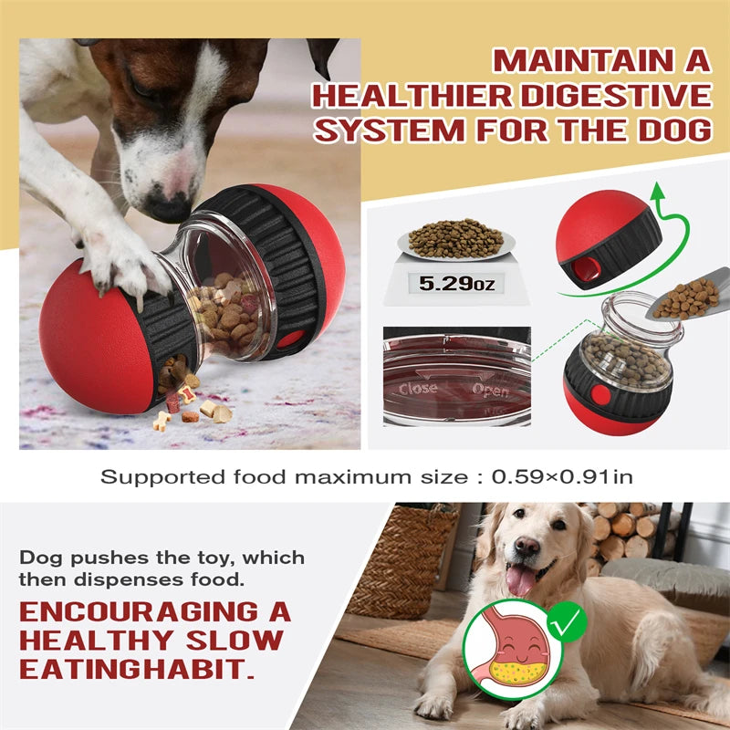 Smart Dog Toy: Elliptical Track, Food Dispensing, Durable Interactive Play 🐕🧠🎾