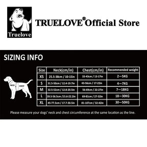 TrueLove Fashion Pet Harness: Small-Medium-Large Dogs, Outdoor 🐕🌟🍃