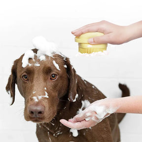 Soft Silicone Brushes for Blissful Pet Baths - Perfect for Dogs & Cats! 🐕🐱💧