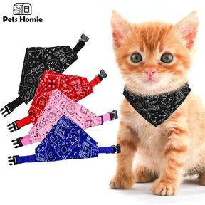 🐾🌈 Adjustable Pet Bibs - Chic Bandanas for Your Dapper Dog or Cat! 🐕🐱✨