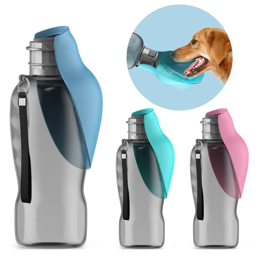 800ml Portable Dog Water Bottle: Travel Bowl for All Dogs 🐕💧🚶‍♂️✈️