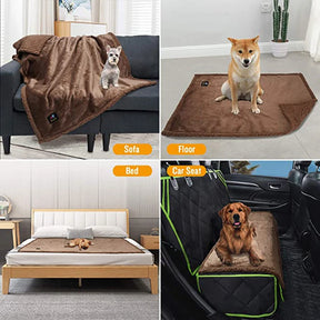 Waterproof Dog Blanket for Couch: Pee Proof & Reversible 🐾💧🛋️