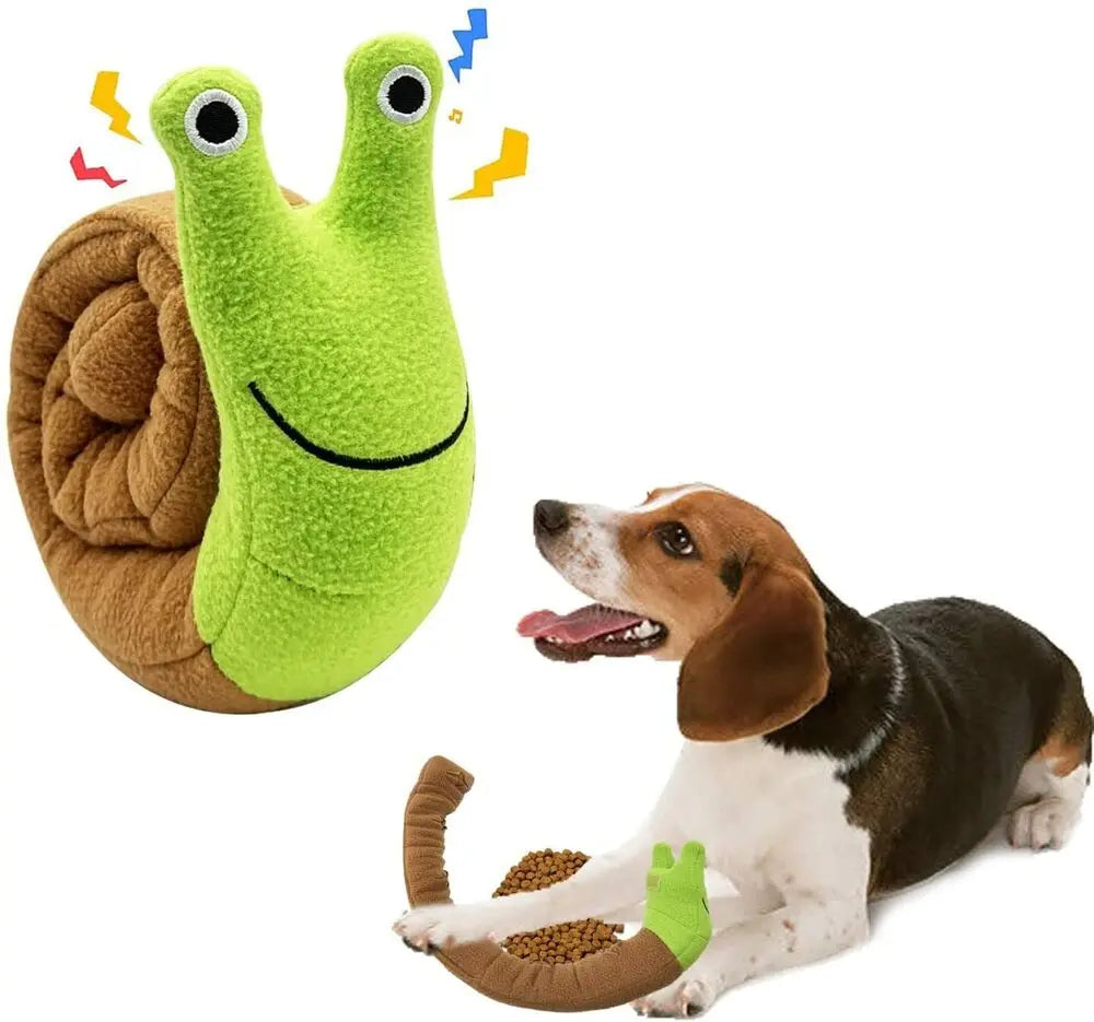 Squeaky Snail Sniffing Toys for Pets' Ultimate Joy! 🌟🐾