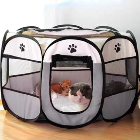 Easy Setup Large Portable Dog & Cat Tent Kennel - Outdoor 🐶🏕️