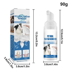 🐾🌿 Freshen Up Fido: Natural Oral Health Foam for Pets - Breathe Easy, Smile Bright! 🐕😁