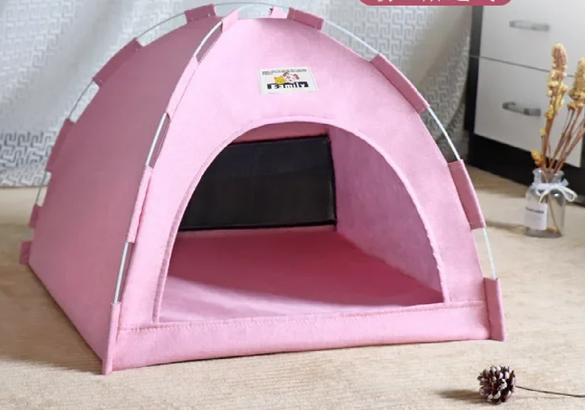 Cozy PUPCA Cat Tent Cave: Kitten & Small Dog Sleep House 🐱🏠💤