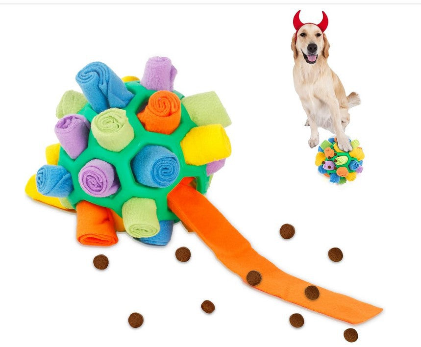 Sniff 'n Play Surprise! 🐾✨ Pet Smell-Fried Ball Toy: Dog Blind Box Adventure with Hidden Food Bubble Fun! 🎁🦴