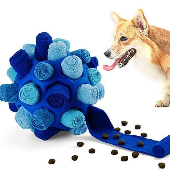 Sniff 'n Play Surprise! 🐾✨ Pet Smell-Fried Ball Toy: Dog Blind Box Adventure with Hidden Food Bubble Fun! 🎁🦴