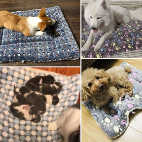 Cuddle Up in Style: Warm Pet Sleeping Mat and Cozy Fleece Blanket for Dogs and Cats – Dreamy Comfort for Paws Big and Small! 🌙🐾